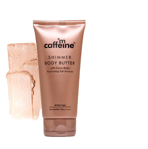 mCaffeine Shimmer Body Butter with Cocoa Butter | Grocsy
