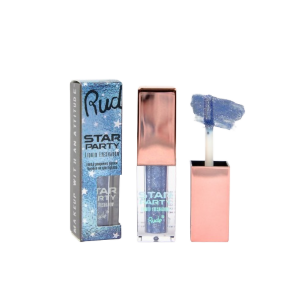 Rude Cosmetics Star Party Liquid Glitter Eyeshadow - Falling Star | Grocsy