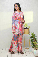 Myshka Women Multi Printed Bling & Sparkly Co-Ords | Grocsy
