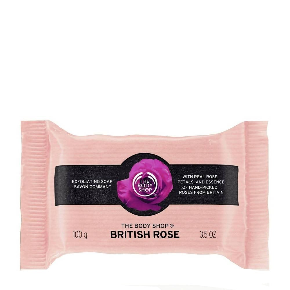 The Body Shop British Rose Exfoliating Soap | Grocsy
