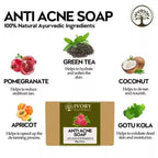 Ivory Natural Anti Acne Soap - Restore Radiance & Nourish Skin For Both Men & Women | Grocsy