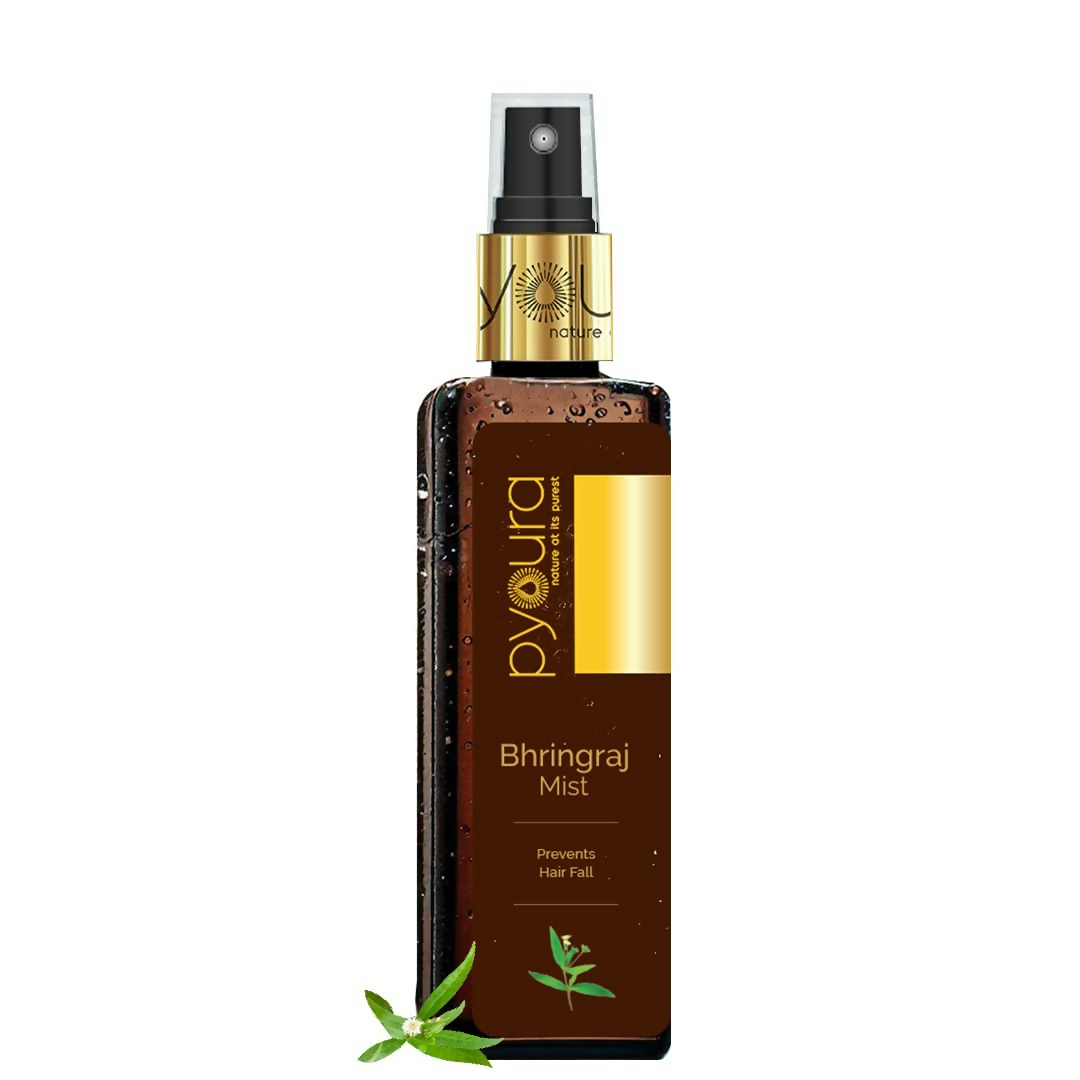 Pyoura Bhringraj Non-Oily Hair Spray Serum Mist | Grocsy