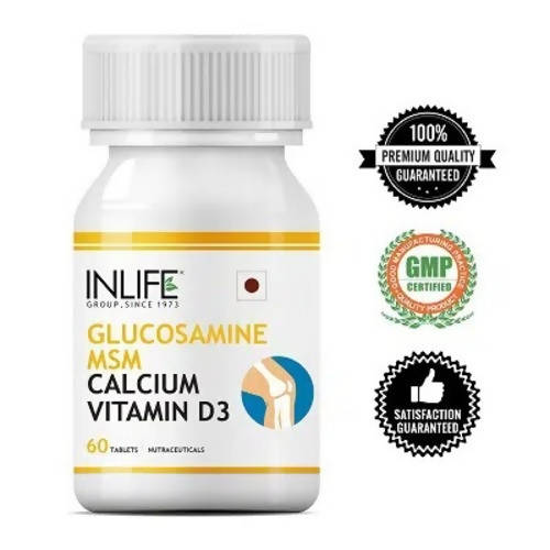 Inlife Glucosamine MSM Calcium Vitamin D3 Tablets | Grocsy