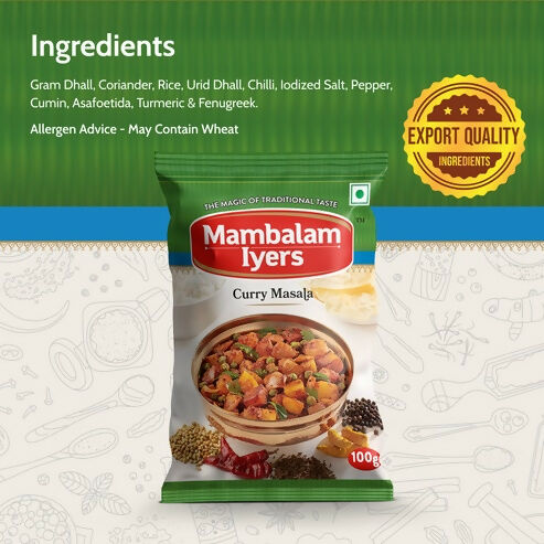 Mambalam Iyers Curry Masala Powder | Grocsy