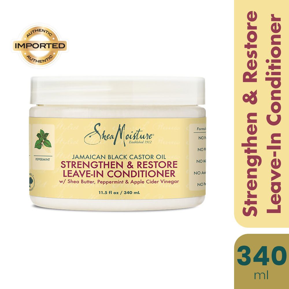 Shea Moisture Strengthen & Restore Leave-In Conditioner | Grocsy