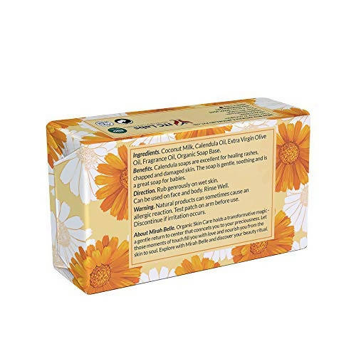 Mirah Belle Coconut Milk Calendula Soap | Grocsy