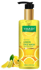Vaadi Herbals Pure Honey Lemon Face Wash With Jojoba Beads | Grocsy