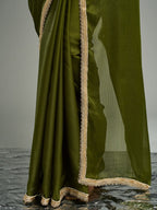 kasee Embellished EmbroideredSaree | Grocsy