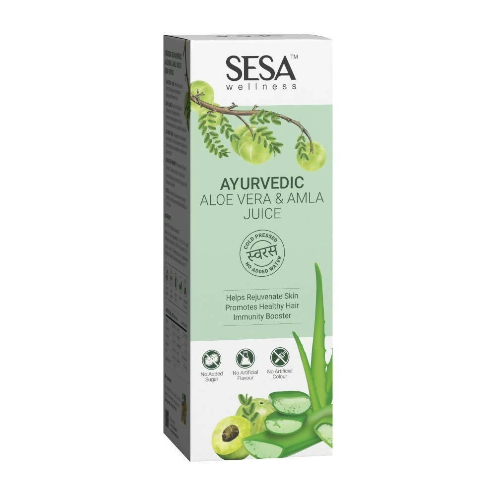 Sesa Wellness Ayurvedic Aloe Vera & Amla Juice | Grocsy