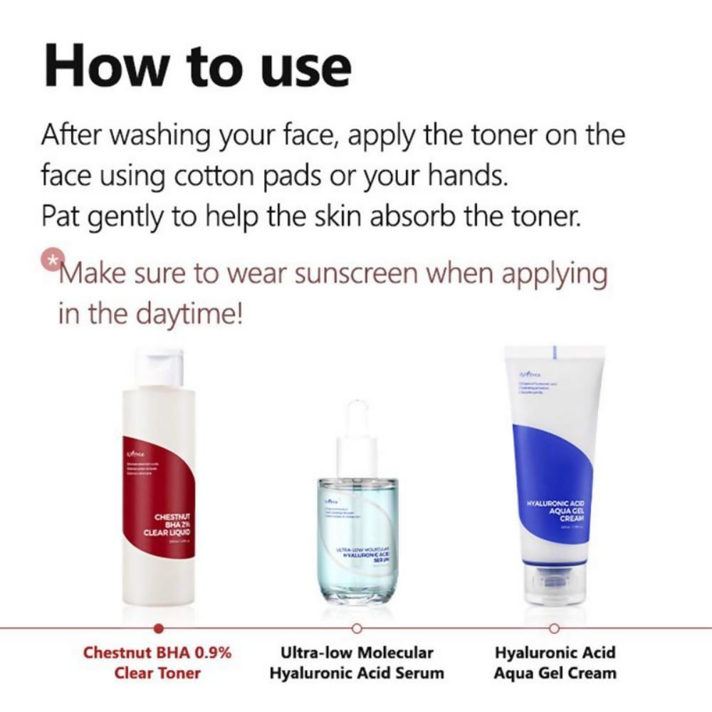 Isntree Chestnut BHA 0.9% Clear Toner | Grocsy