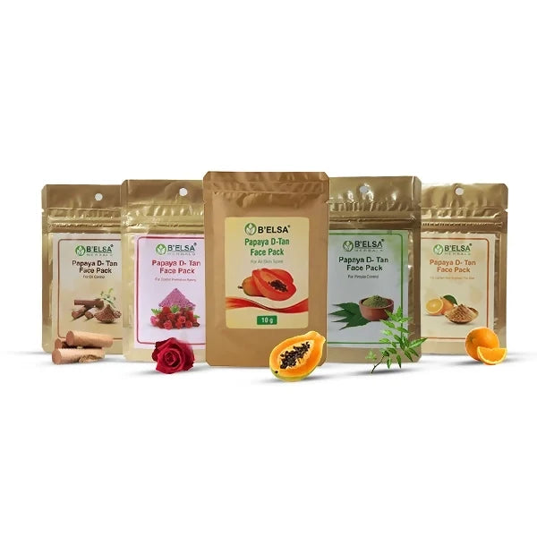 Belsa Herbals Organic Papaya De Tan Combo Pack | Grocsy