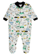 Daddy - G Rompers/Sleepsuits/Jumpsuit /Night Suits for New Born Babies - Black | Grocsy