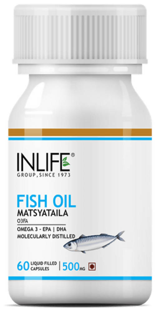 Inlife Fish Oil 500 MG Capsules | Grocsy