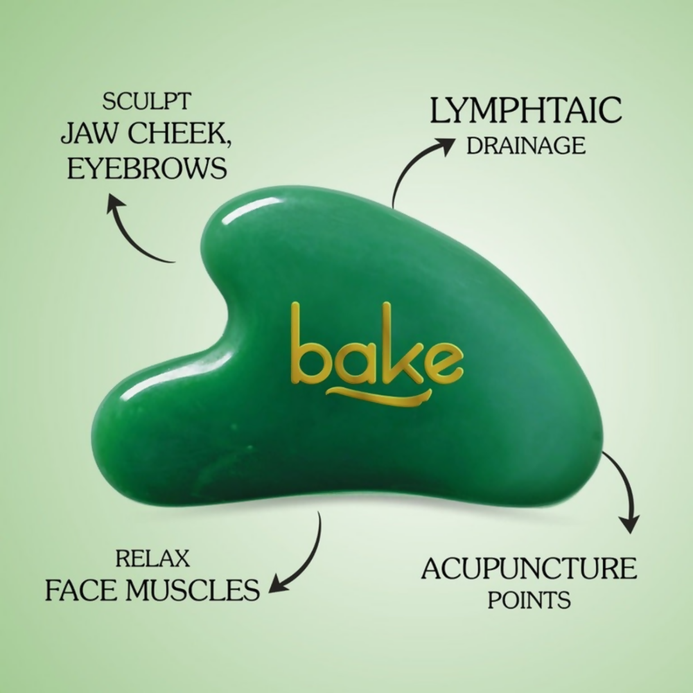 Bake Jade Gua Sha Face Massage Tool | Grocsy