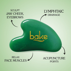 Bake Jade Gua Sha Face Massage Tool | Grocsy