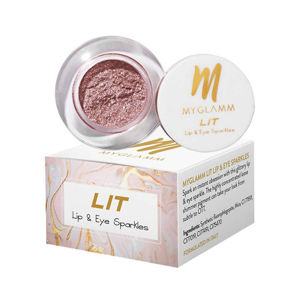 MYGLAMM LIT Lip & Eye Sparkle (Kween) | Grocsy