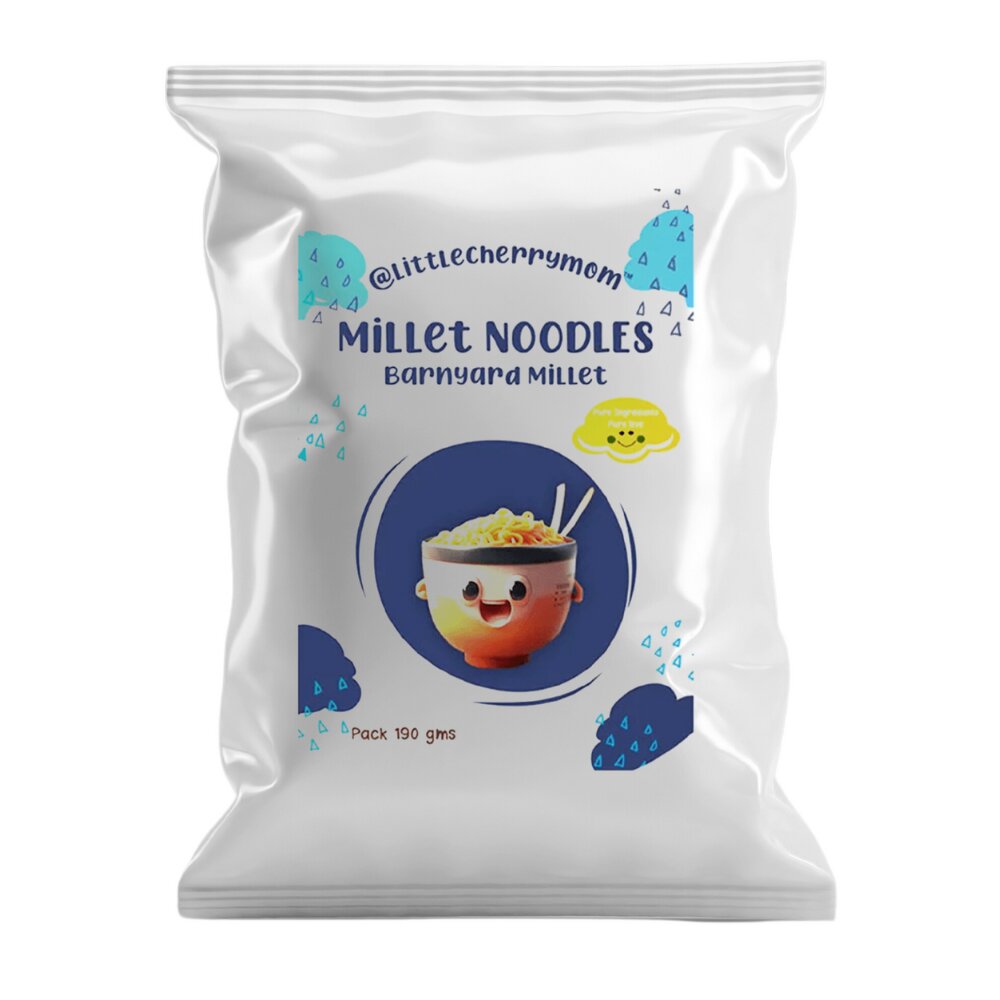 Littlecherrymom Barnyard Millet Instant Noodles | Grocsy