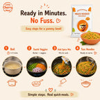 Littlecherrymom Kodo Millet Instant Noodles | Grocsy