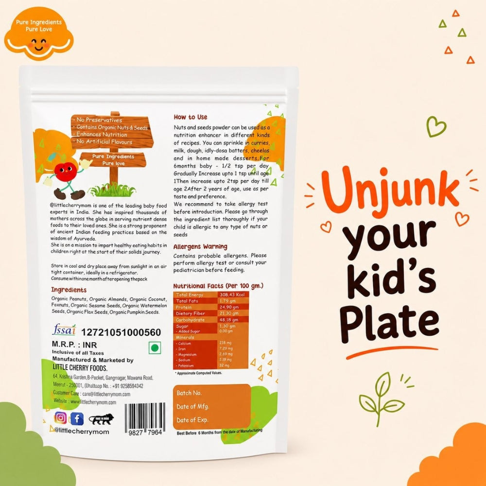 Littlecherrymom Nuts & Seeds Powder | Grocsy