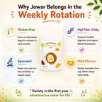 Littlecherrymom Sprouted Jowar Flour | Grocsy