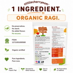 Littlecherrymom Sprouted Ragi Flour | Grocsy