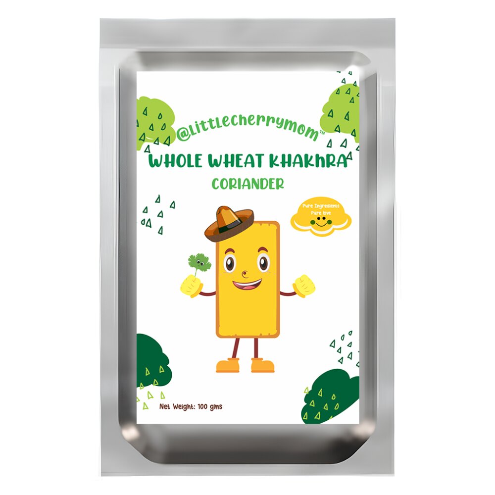 Littlecherrymom Whole Wheat Khakhra ?Coriander | Grocsy