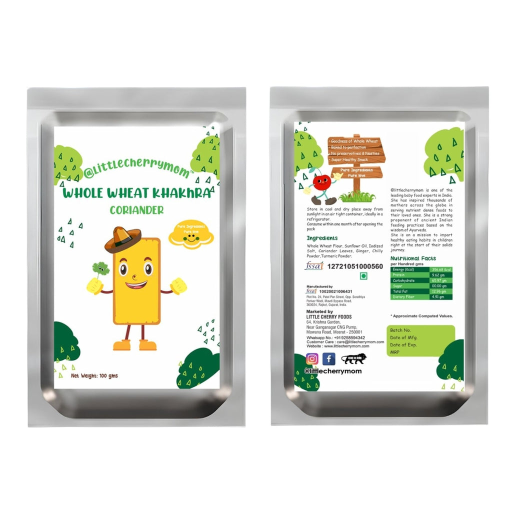 Littlecherrymom Whole Wheat Khakhra Combo | Grocsy
