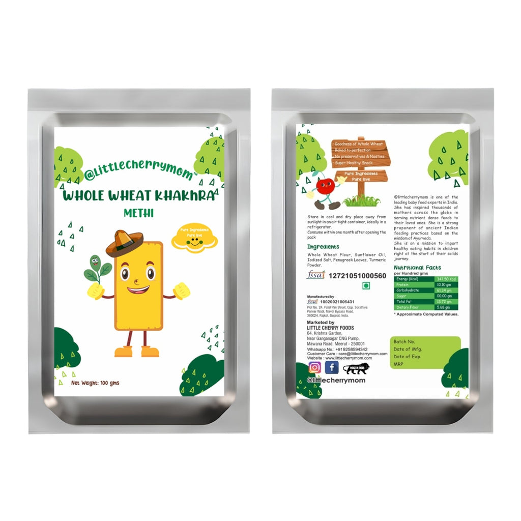 Littlecherrymom Whole Wheat Khakhra Combo | Grocsy