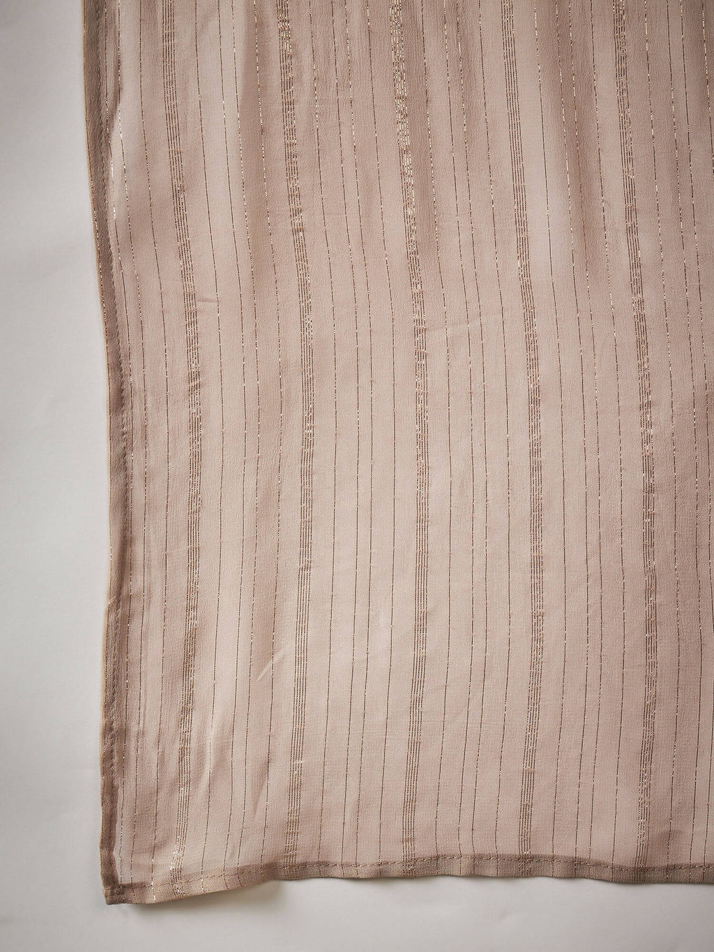 Light Brown Georgette Handwork Unstitched Dress Material - Hanika | Grocsy