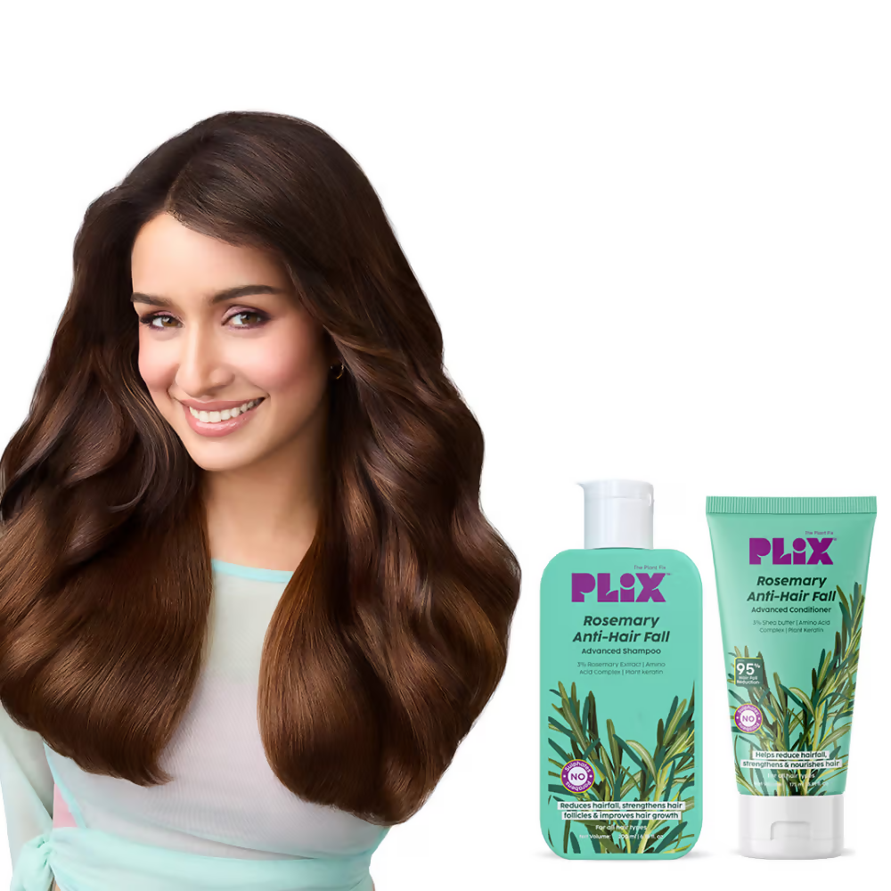 PLIX The Plant Fix Rosemary Anti Hairfall Regime Advanced Shampoo & Conditioner | Grocsy