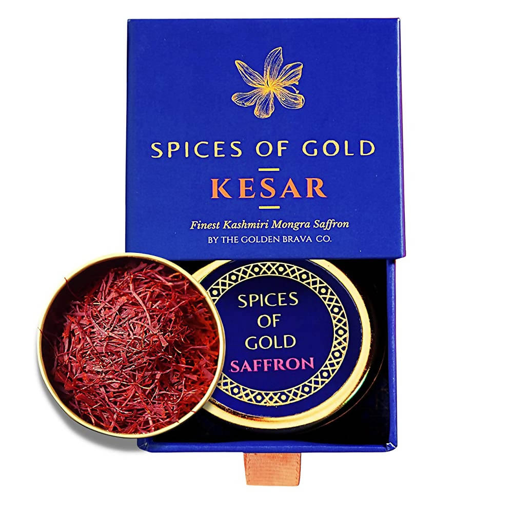 Spices Of Gold Original Kashmiri Mongra Saffron | Grocsy