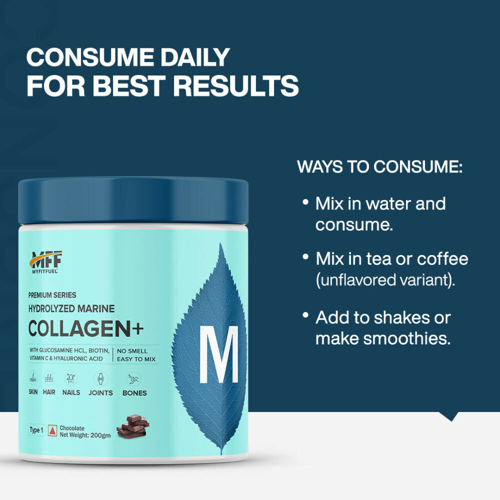 MyFitFuel Hydrolyzed Marine Collagen - Unflavoured | Grocsy
