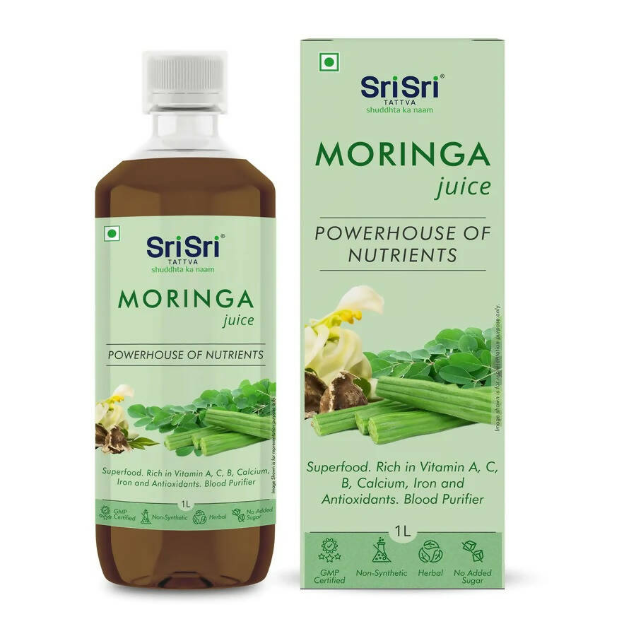 Sri Sri Tattva Moringa Juice - Powerhouse of Nutrients | Grocsy