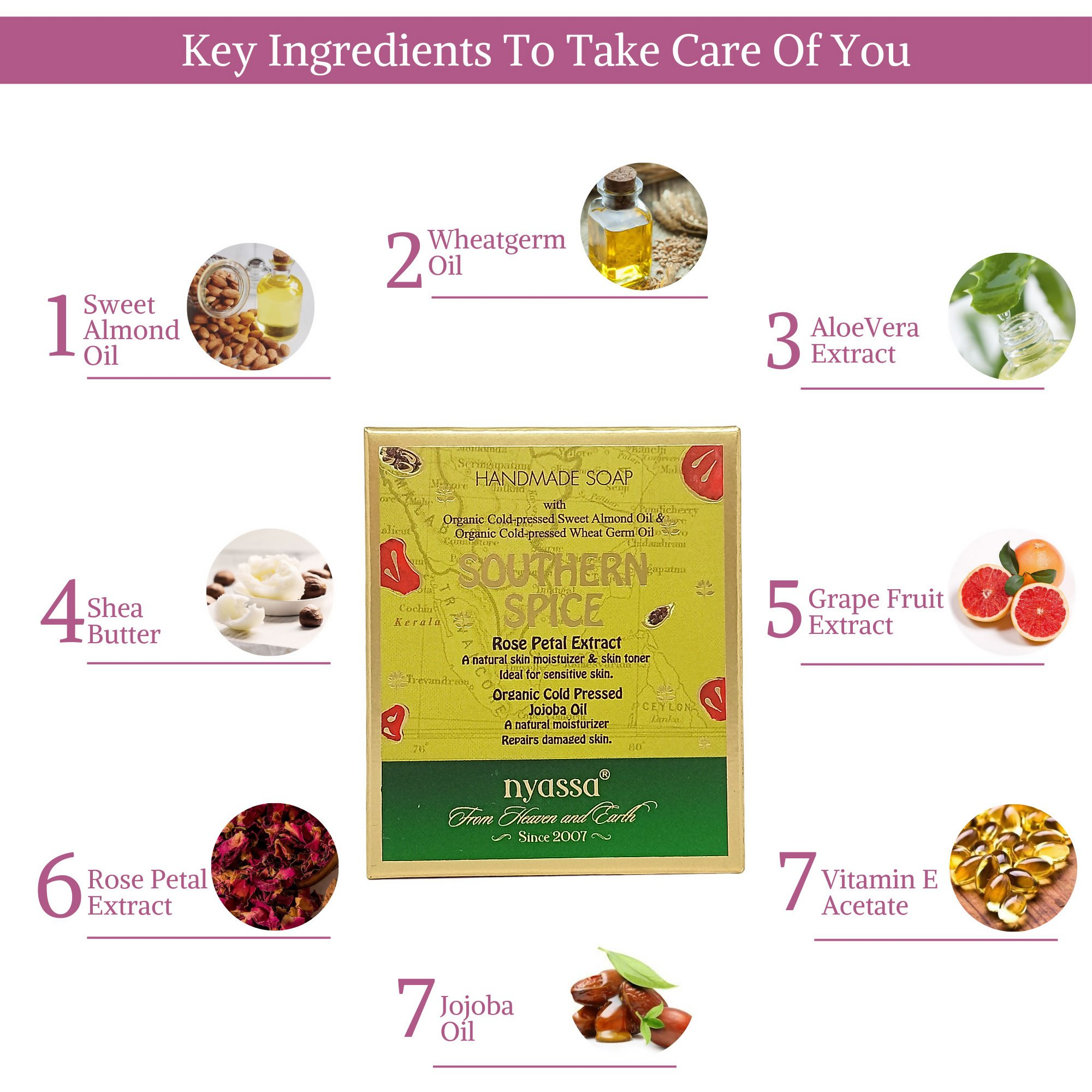 Nyassa Southern Spice Handmade Soap | Grocsy