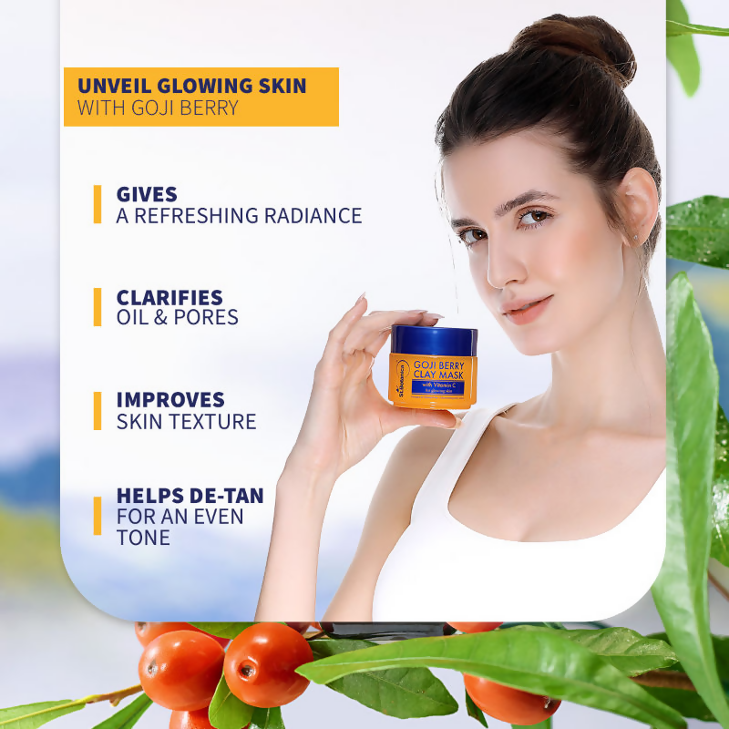 St.Botanica Goji Berry Face Mask With Goji Berry & Vitamin C For Youthful Glow | Grocsy