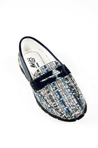 Tiny Bugs Boys Printed Slip Ons Loafers - Blue | Grocsy