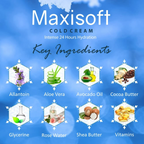 Maxisoft Cold Cream Vitamin E Glowing and Moisturized Skin | Grocsy