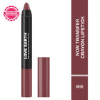 Love Earth Non Transfer Crayon Lipstick-Iris | Grocsy