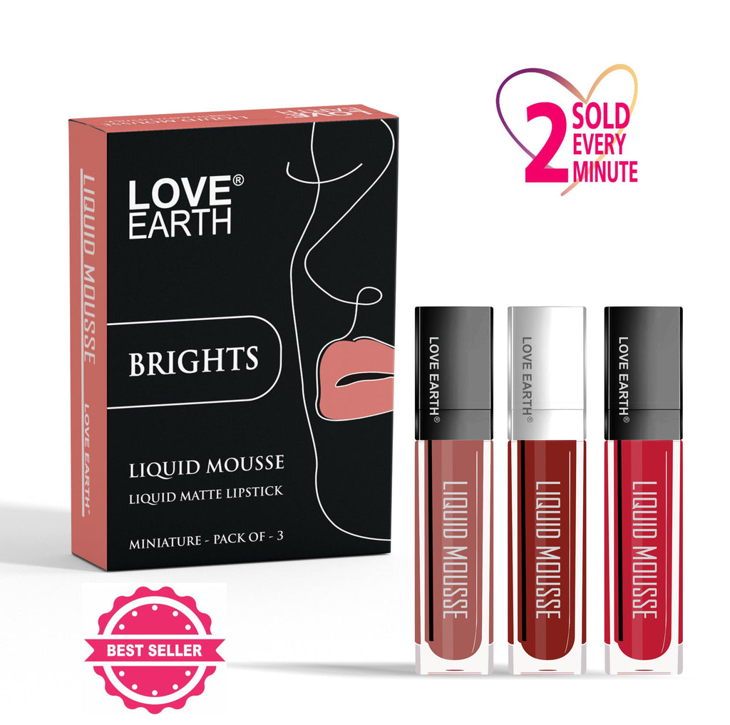 Love Earth Liquid Mousse Matte Lipstick - Brights | Grocsy