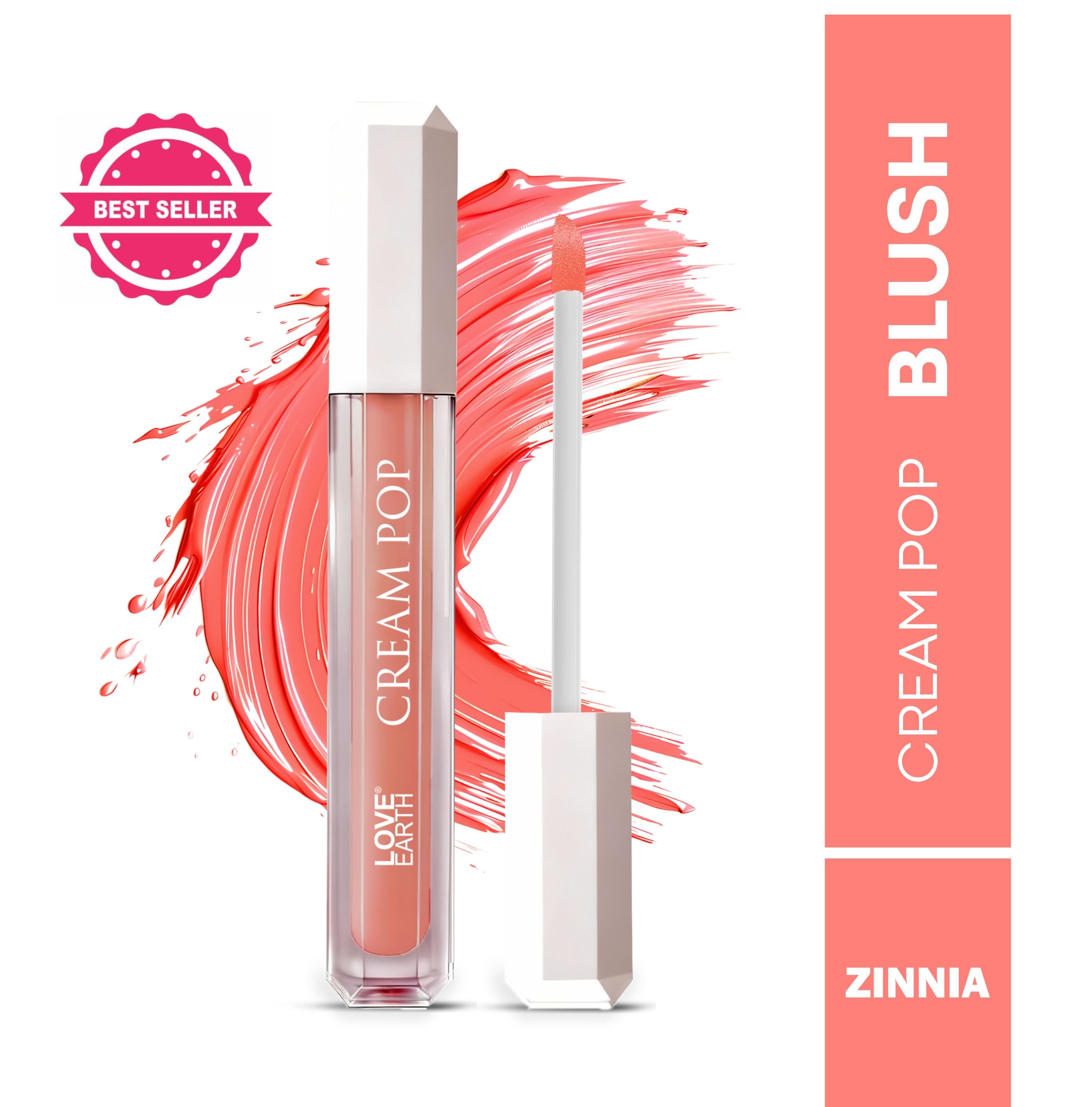 Love Earth Cream Pop Blush - Zinnia | Grocsy