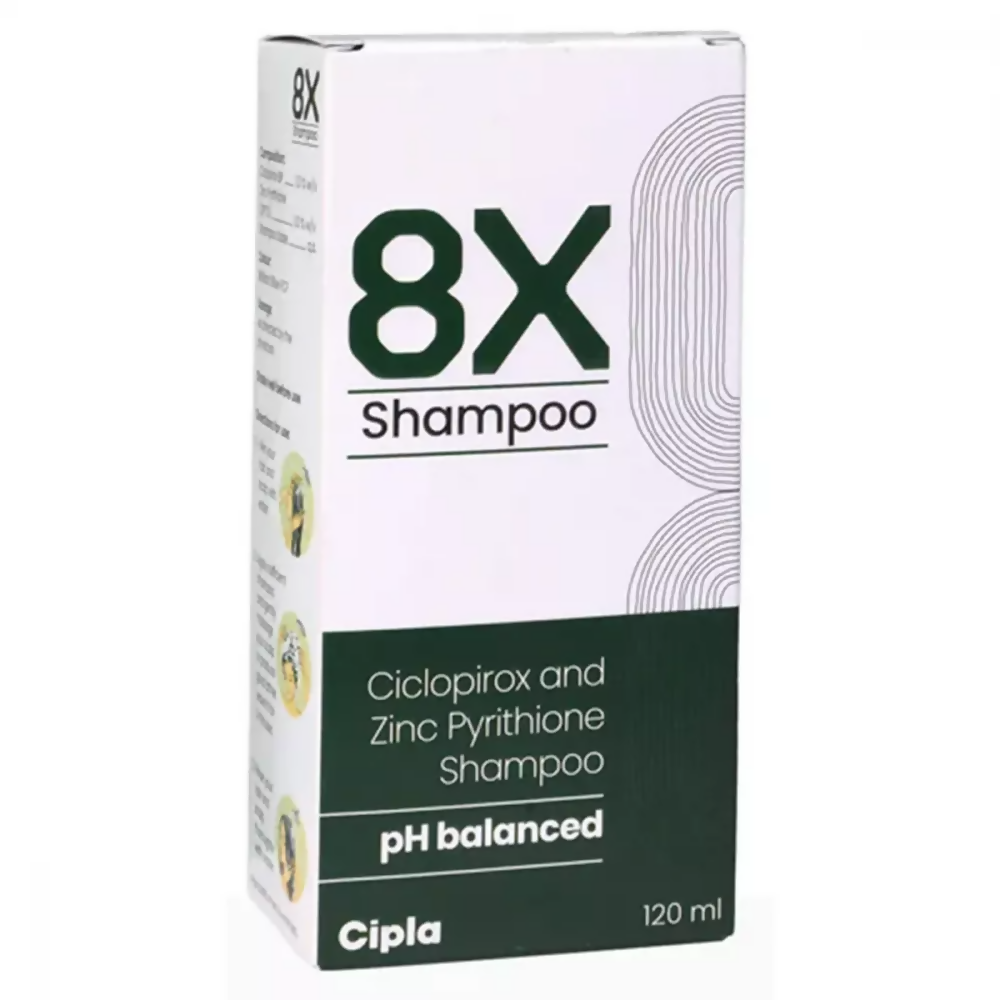 Cipla 8X Shampoo with pH Balanced | Grocsy