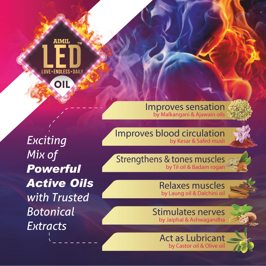 Aimil LED Oil – Men Performance Booster | Grocsy