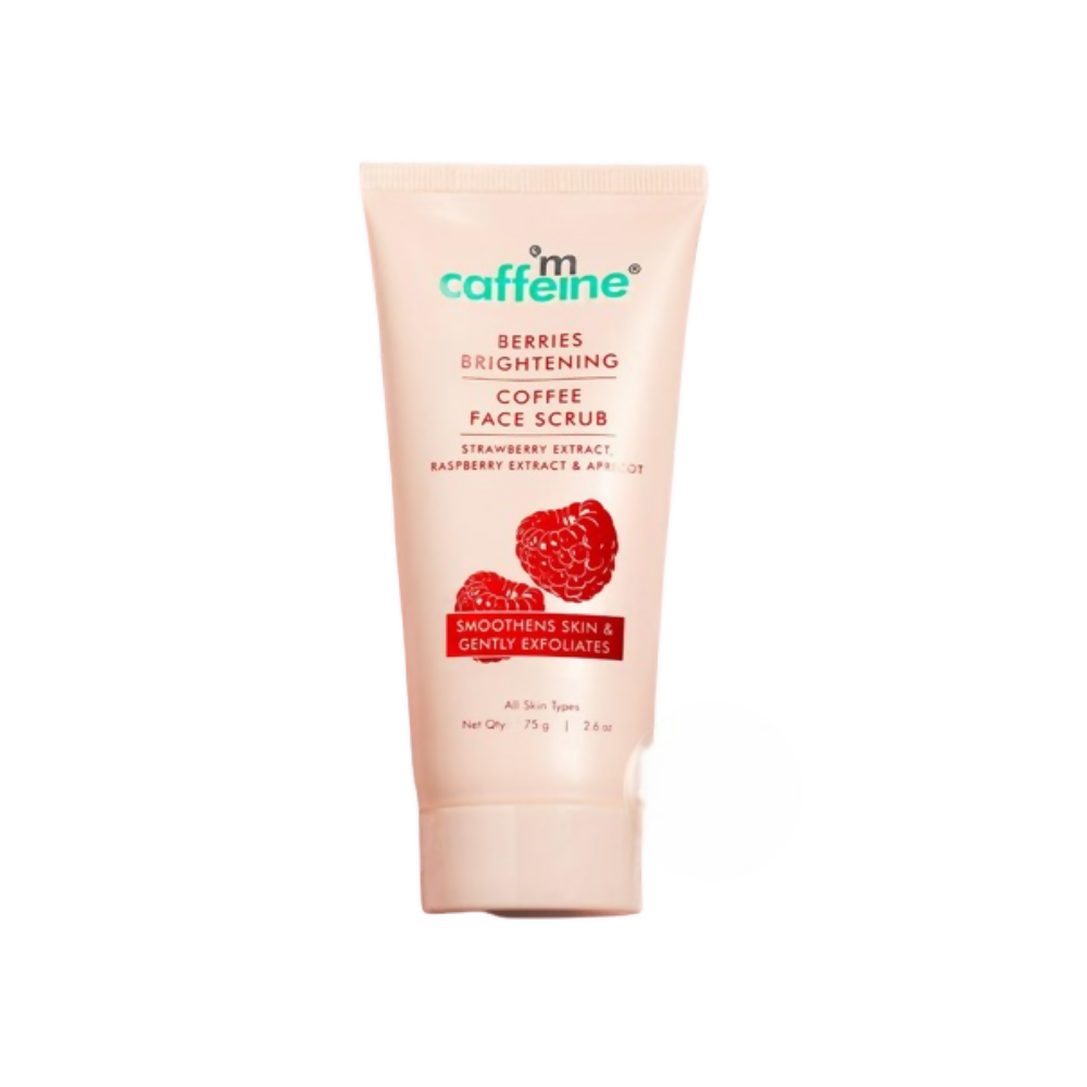 mCaffeine Berries Brightening Coffee Face Scrub | Grocsy