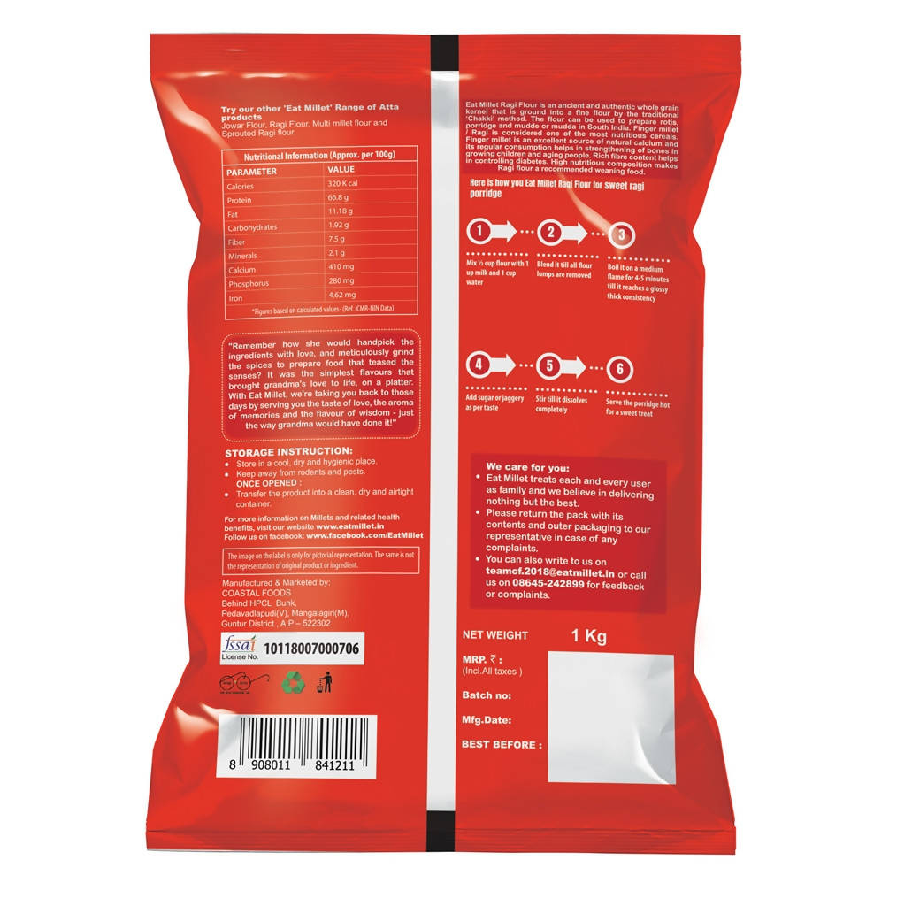 Eat Millet Ragi Flour | Grocsy