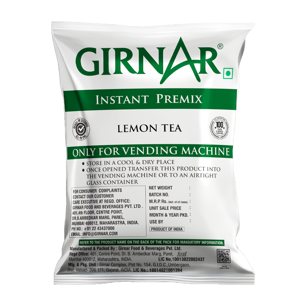 Girnar Instant Tea Premix With Lemon (1Kg Vending Pack) | Grocsy