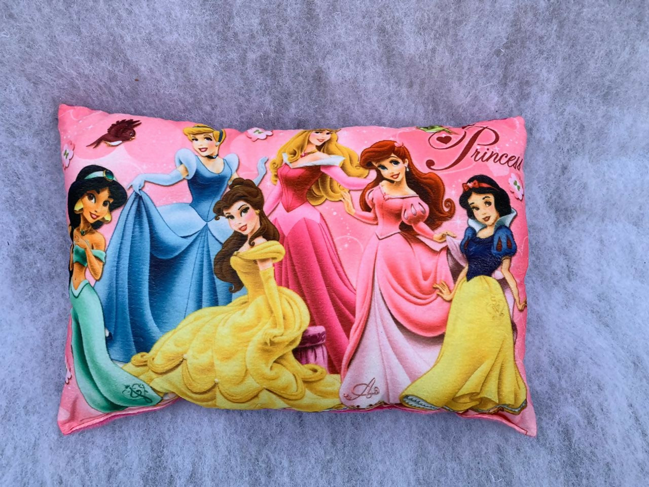 Unique Fashion Microfibre Filled Cushion For Kids - Princess | Grocsy