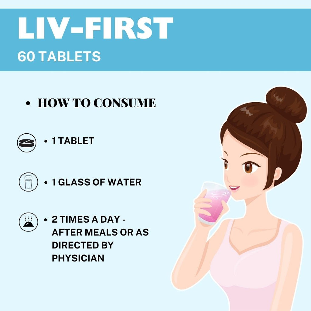 Herbal Hills Liv - First Liver Support Tablets | Grocsy