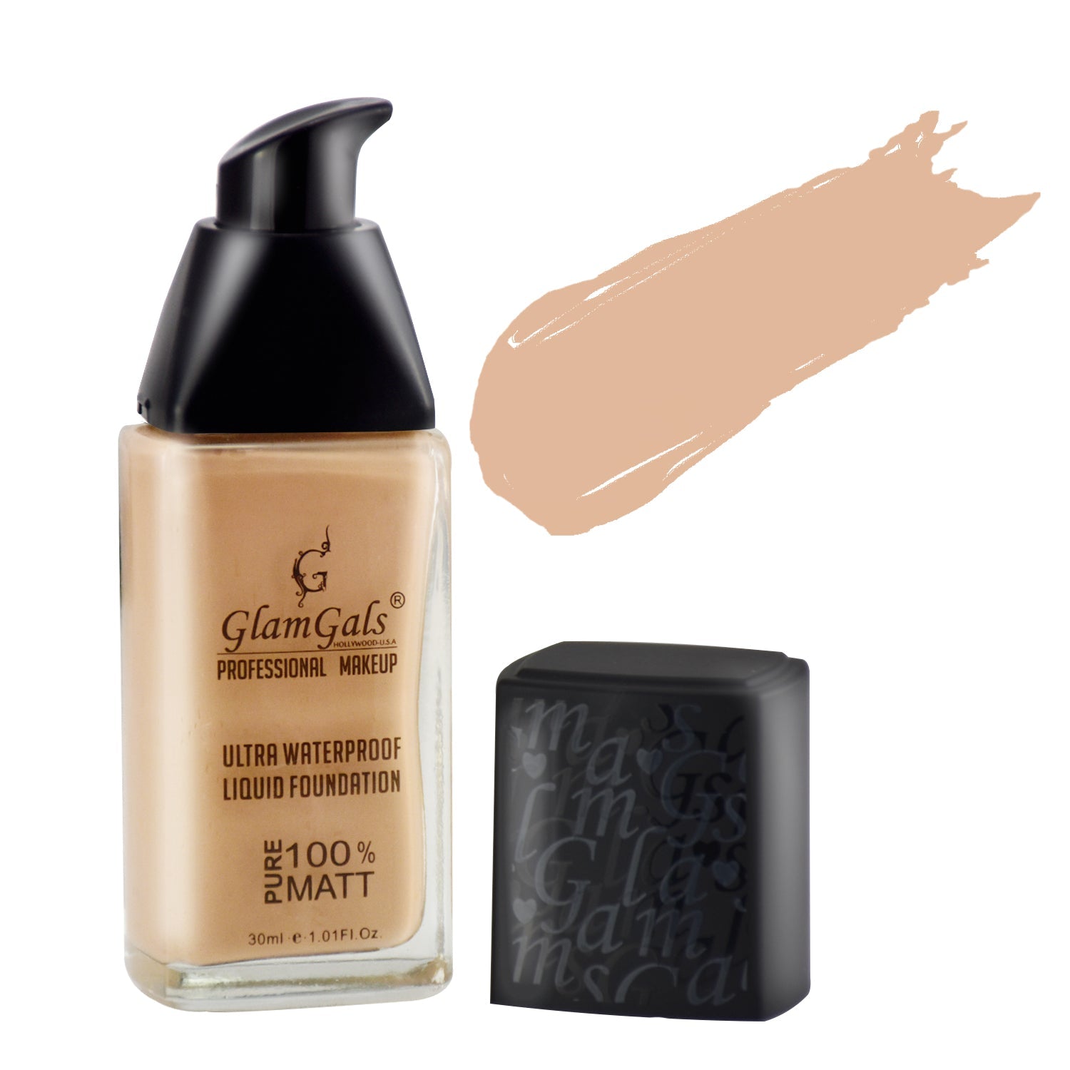 Glamgals Hollywood-U.S.A Ultra Water Proof Liquid Foundation, Rose Ivory | Grocsy