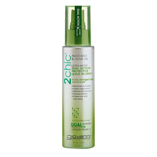 Giovanni Organic 2Chic Olive Oil & Avocado Ultra-Moist Dual Action Protective Leave-In Spray | Grocsy