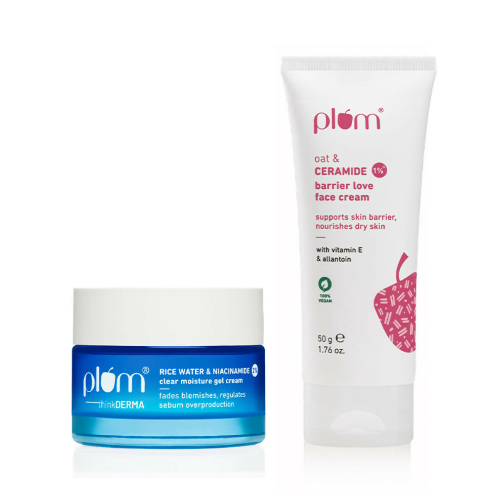 Plum Day & Night Moisturizing Combo For Hydrated & Nourished Skin | Grocsy